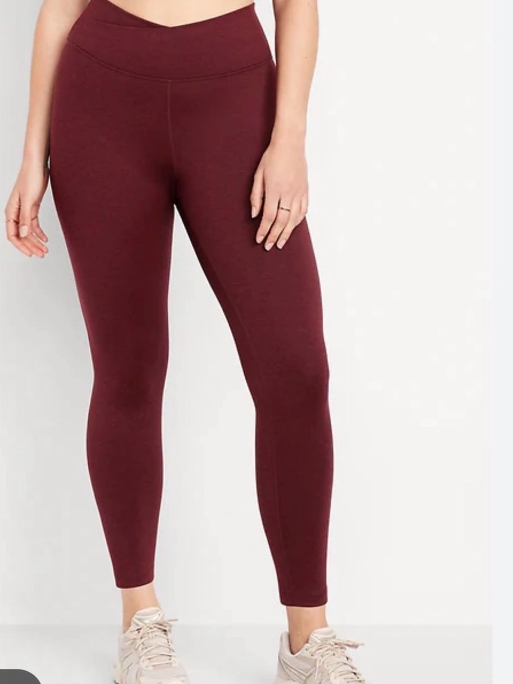 Old Navy Extra High-Rise Wine Leggings CloudComfy XXL NWT